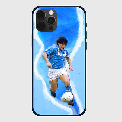 Чехол iPhone 12 Pro Диего Армандо / 3D-Черный – фото 1