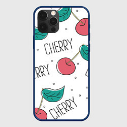 Чехол iPhone 12 Pro Вишенки Cherry