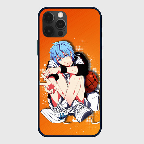 Чехол iPhone 12 Pro Баскетбол Куроко / 3D-Черный – фото 1