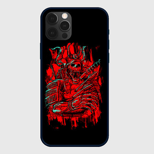 Чехол iPhone 12 Pro Death Samurai / 3D-Черный – фото 1