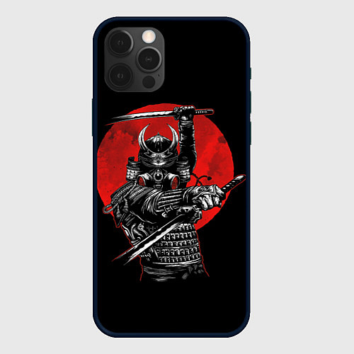 Чехол iPhone 12 Pro Samurai / 3D-Черный – фото 1