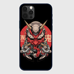 Чехол iPhone 12 Pro Cyber Oni Samurai