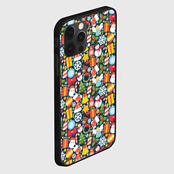 Чехол для iPhone 12 Pro Новый Год, цвет: 3D-черный — фото 2