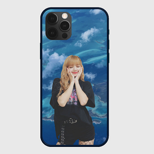 Чехол iPhone 12 Pro LISA BLACKPINK / 3D-Черный – фото 1
