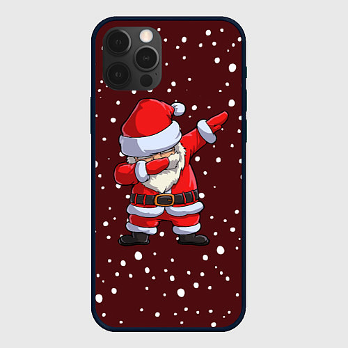 Чехол iPhone 12 Pro Dab-Santa / 3D-Черный – фото 1