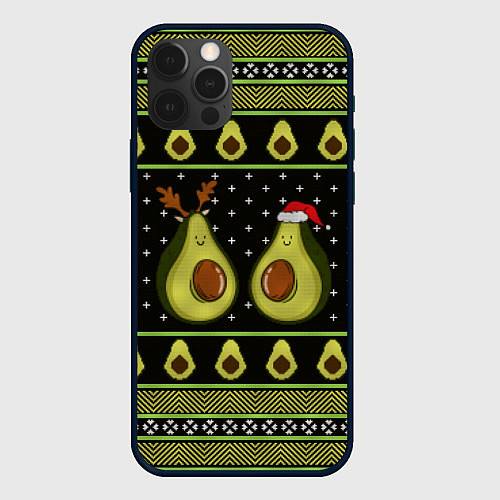 Чехол iPhone 12 Pro Avo christmas / 3D-Черный – фото 1