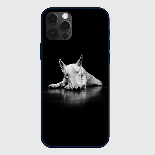 Чехол iPhone 12 Pro Puppy / 3D-Черный – фото 1