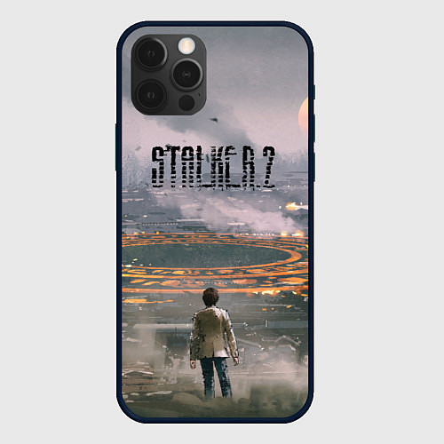 Чехол iPhone 12 Pro Stalker / 3D-Черный – фото 1