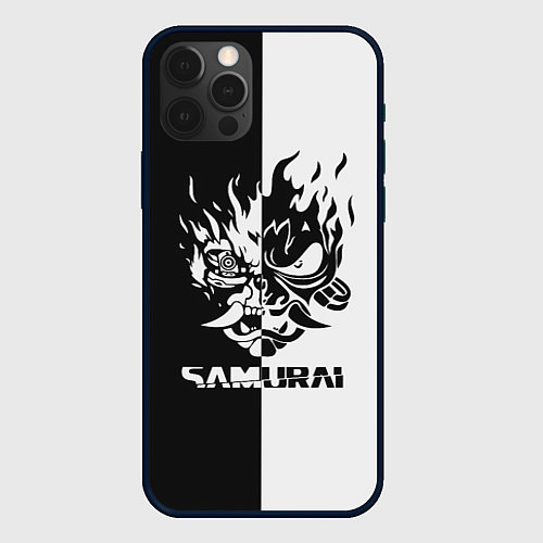 Чехол iPhone 12 Pro SAMURAI / 3D-Черный – фото 1