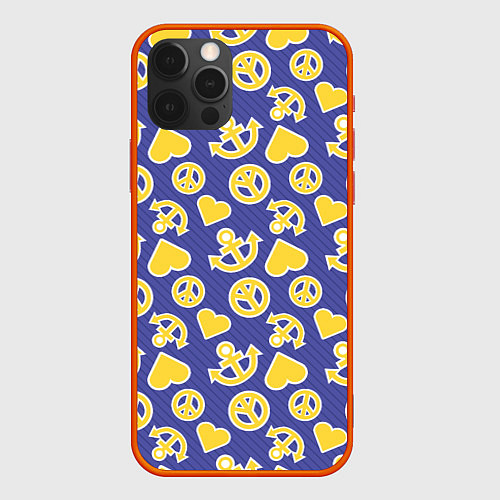 Чехол iPhone 12 Pro JoJo no Kimyou na Bouken / 3D-Красный – фото 1