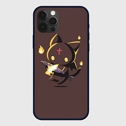 Чехол для iPhone 12 Pro Чомусуке, цвет: 3D-черный