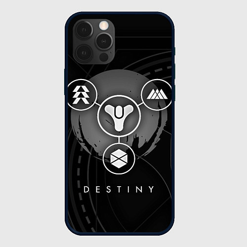 Чехол iPhone 12 Pro DESTINY / 3D-Черный – фото 1