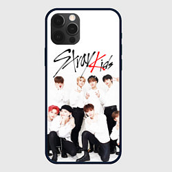 Чехол для iPhone 12 Pro STRAY KIDS, цвет: 3D-черный