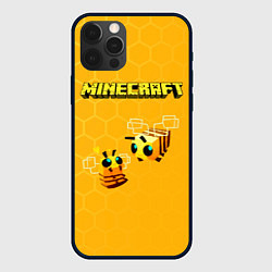 Чехол для iPhone 12 Pro Minecraft, цвет: 3D-черный