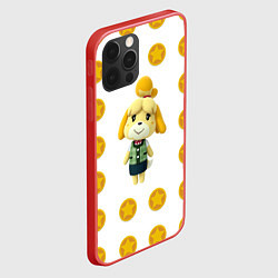Чехол для iPhone 12 Pro Animal crossing - Isabelle, цвет: 3D-красный — фото 2