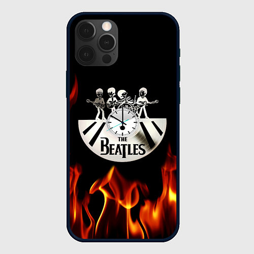 Чехол iPhone 12 Pro The Beatles / 3D-Черный – фото 1