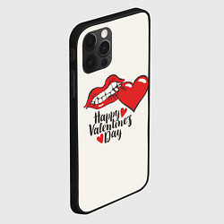 Чехол для iPhone 12 Pro Happy Valentines Day, цвет: 3D-черный — фото 2
