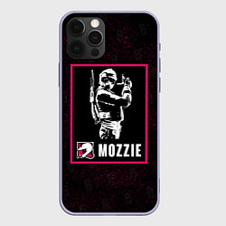 Чехол для iPhone 12 Pro Mozzie, цвет: 3D-светло-сиреневый