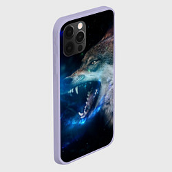 Чехол для iPhone 12 Pro Волчара Юморит, цвет: 3D-светло-сиреневый — фото 2