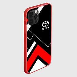 Чехол для iPhone 12 Pro Toyota, цвет: 3D-красный — фото 2