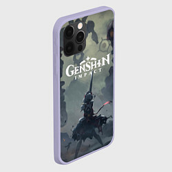 Чехол для iPhone 12 Pro Genshin impact Noelle, цвет: 3D-светло-сиреневый — фото 2