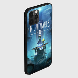 Чехол для iPhone 12 Pro Little Nightmares 2, цвет: 3D-черный — фото 2