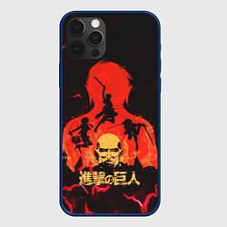 Чехол iPhone 12 Pro Attack on titan Атака титан