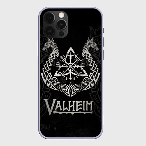 Чехол iPhone 12 Pro Valheim / 3D-Светло-сиреневый – фото 1