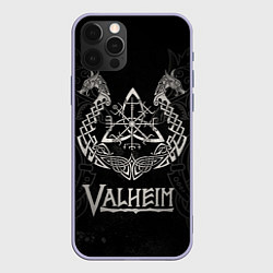 Чехол для iPhone 12 Pro Valheim, цвет: 3D-светло-сиреневый