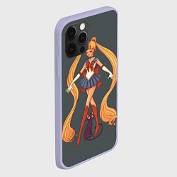 Чехол для iPhone 12 Pro Sailor Moon Сейлор Мун, цвет: 3D-светло-сиреневый — фото 2