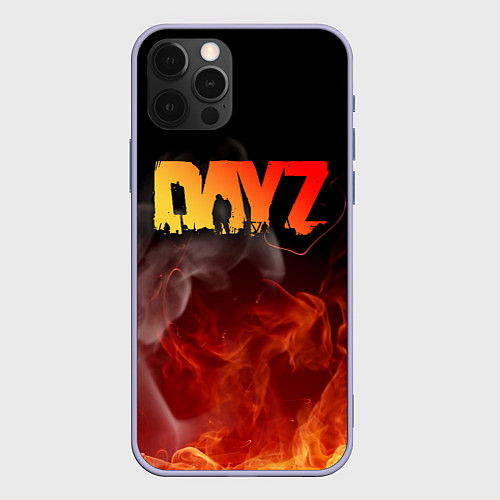 Чехол iPhone 12 Pro DAYZ ДЕЙЗИ / 3D-Светло-сиреневый – фото 1