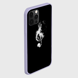 Чехол для iPhone 12 Pro Ключ из дыма, цвет: 3D-светло-сиреневый — фото 2