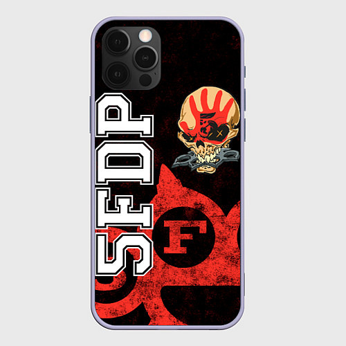 Чехол iPhone 12 Pro Five Finger Death Punch 1 / 3D-Светло-сиреневый – фото 1