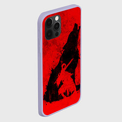 Чехол для iPhone 12 Pro DARK SOULS ТЁМНЫЕ ДУШИ, цвет: 3D-светло-сиреневый — фото 2