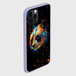 Чехол для iPhone 12 Pro КРАСОЧНАЯ ПАНДА, цвет: 3D-светло-сиреневый — фото 2