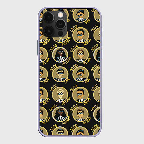 Чехол iPhone 12 Pro АКАДЕМИЯ АМБРЕЛЛА / 3D-Светло-сиреневый – фото 1