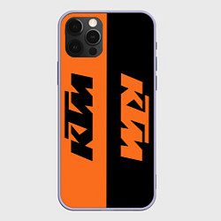 Чехол для iPhone 12 Pro KTM КТМ Z, цвет: 3D-светло-сиреневый