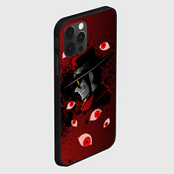 Чехол для iPhone 12 Pro ХеллсингHellsing, цвет: 3D-черный — фото 2