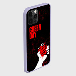 Чехол для iPhone 12 Pro Green day, цвет: 3D-светло-сиреневый — фото 2