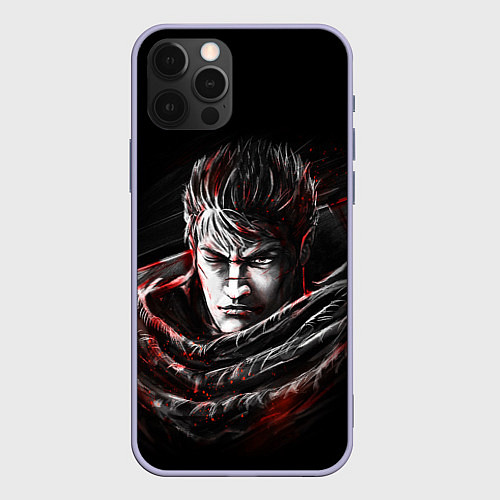 Чехол iPhone 12 Pro BERSERK БЕРСЕРК / 3D-Светло-сиреневый – фото 1