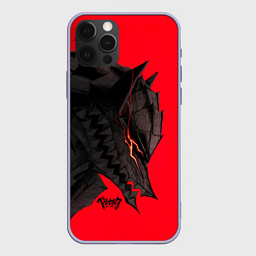 Чехол iPhone 12 Pro BERSERK БЕРСЕРК / 3D-Светло-сиреневый – фото 1