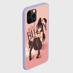 Чехол для iPhone 12 Pro Bunny Girl, цвет: 3D-светло-сиреневый — фото 2