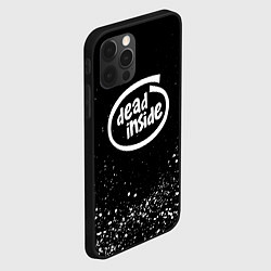 Чехол для iPhone 12 Pro DEAD INSIDE, цвет: 3D-черный — фото 2
