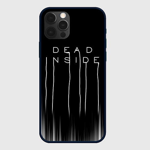 Чехол iPhone 12 Pro DEAD INSIDE DEATH STRANDING / 3D-Черный – фото 1