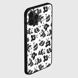 Чехол для iPhone 12 Pro Акварельные панды паттерн, цвет: 3D-черный — фото 2