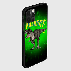 Чехол для iPhone 12 Pro Roarrr! Динозавр T-rex, цвет: 3D-черный — фото 2