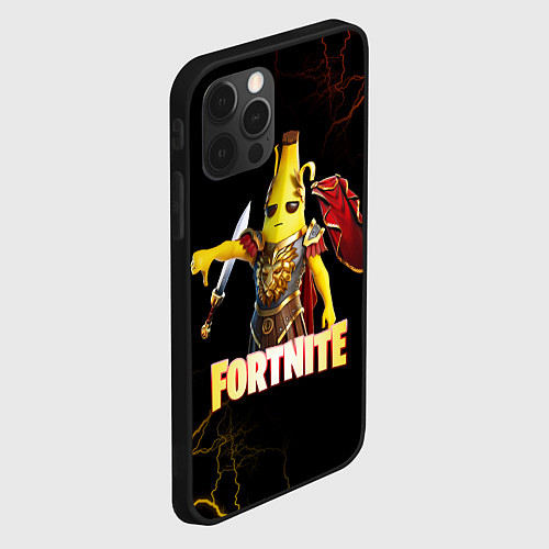 Чехол iPhone 12 Pro Fortnite Potassius Peels Peely / 3D-Черный – фото 2