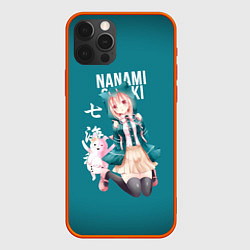 Чехол для iPhone 12 Pro Чиаки Нанами Danganronpa 2, цвет: 3D-красный