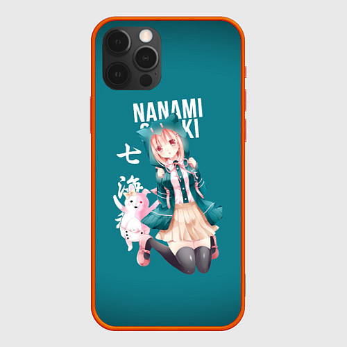 Чехол iPhone 12 Pro Чиаки Нанами Danganronpa 2 / 3D-Красный – фото 1