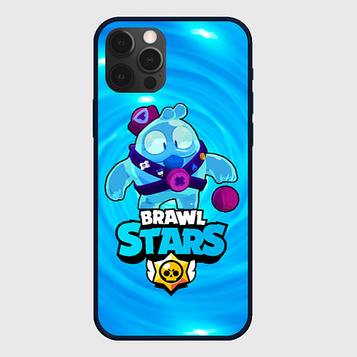 Чехол iPhone 12 Pro Сквик Squeak Brawl Stars / 3D-Черный – фото 1